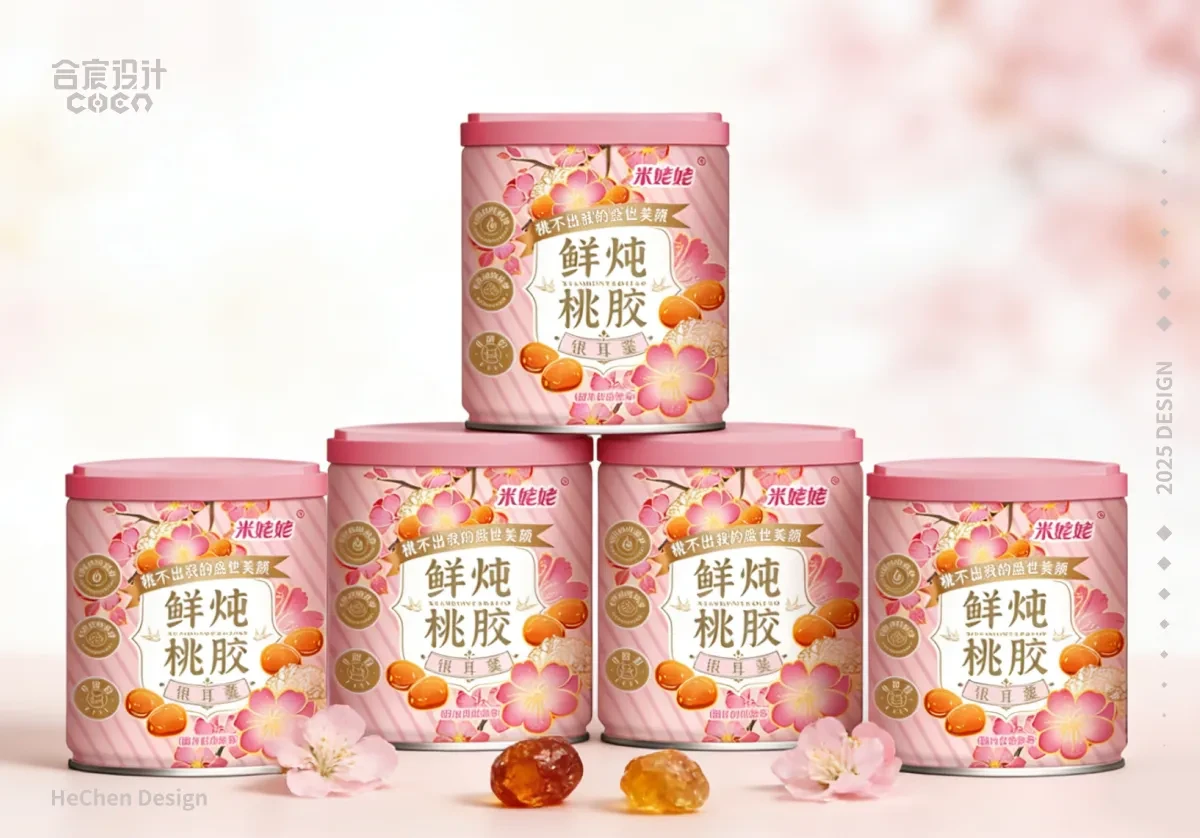 案例优选:米姥姥鲜炖桃胶银耳羹 合宸设计|设计案例精选