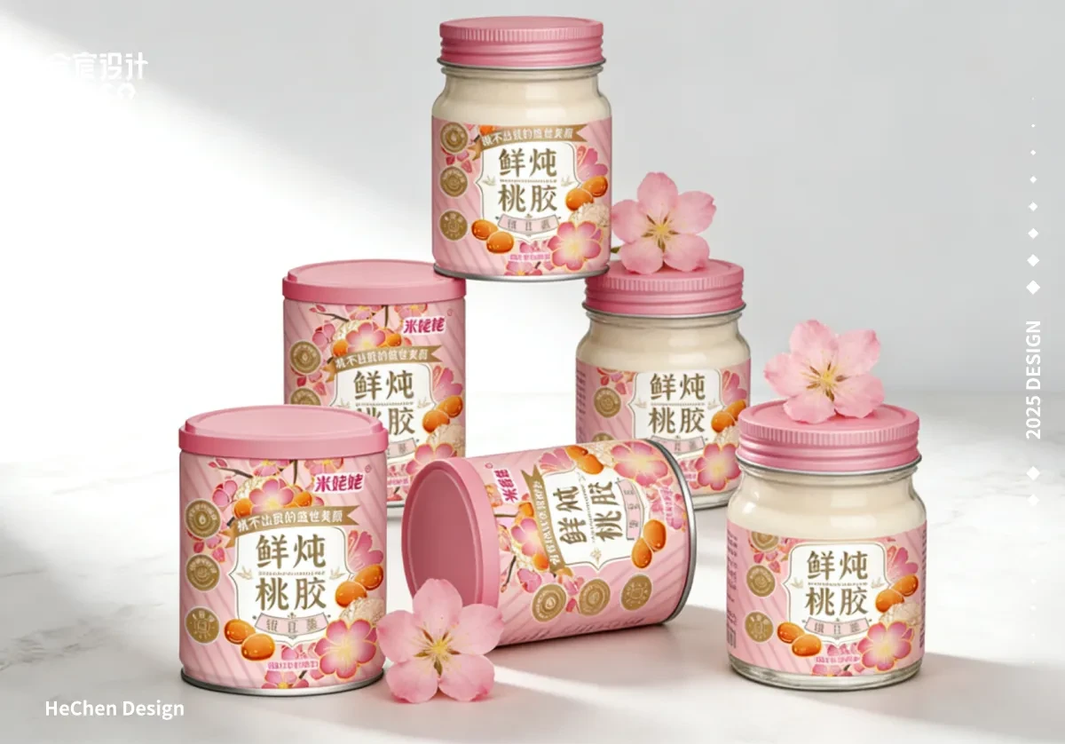 案例优选:米姥姥鲜炖桃胶银耳羹 合宸设计|设计案例精选