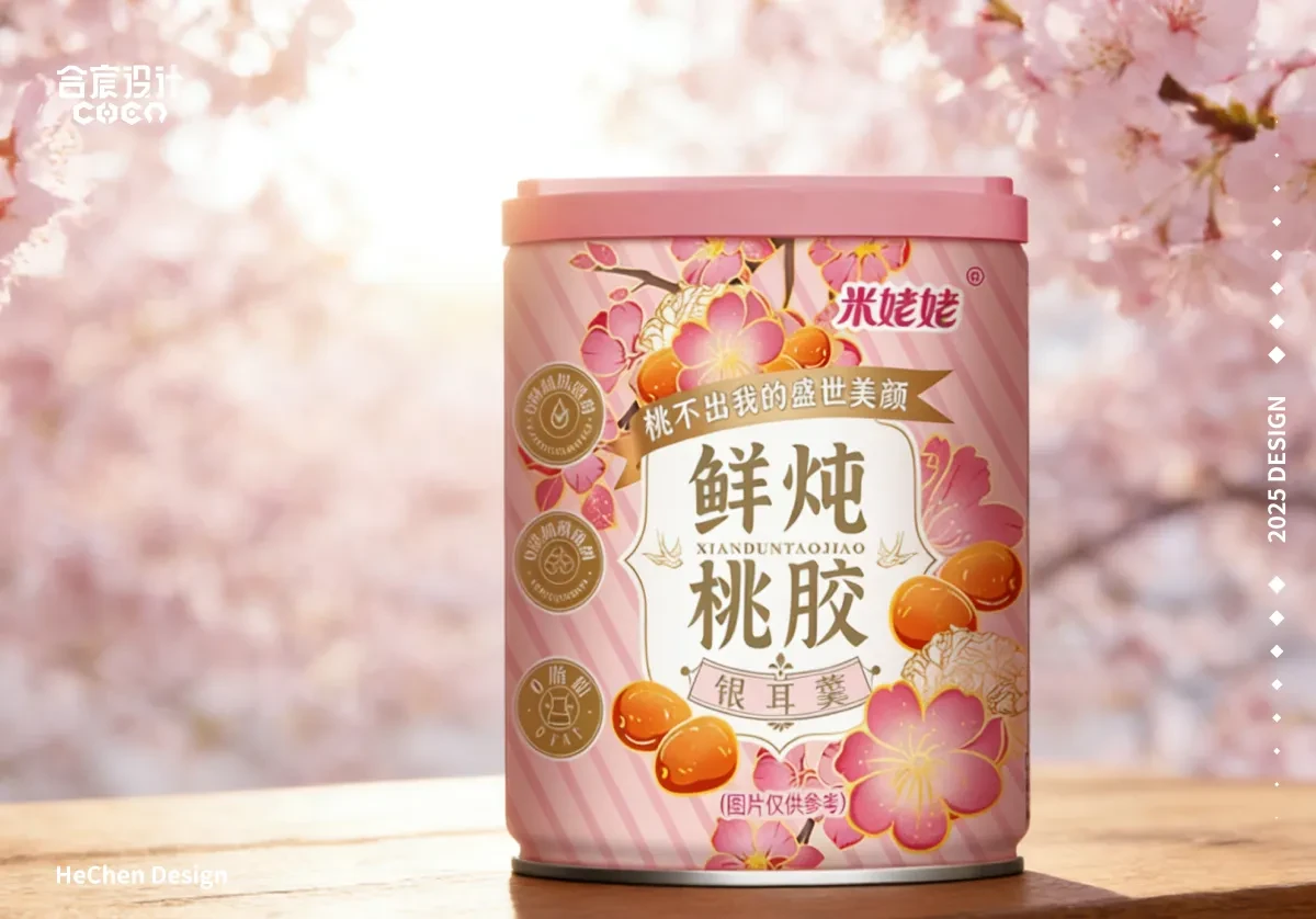 案例优选:米姥姥鲜炖桃胶银耳羹 合宸设计|设计案例精选