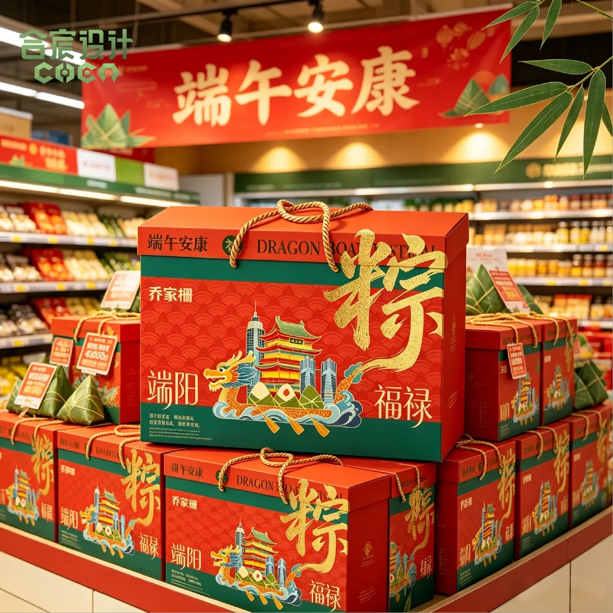 案例优选：端午粽子礼盒 合宸设计｜粽子·设计案例精选