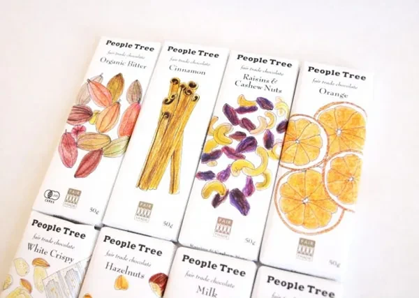 案例优选:果味漫插PEOPLE TREE巧克力包装设计|包装设计·设计精选