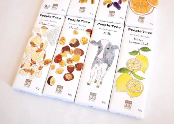 案例优选:果味漫插PEOPLE TREE巧克力包装设计|包装设计·设计精选