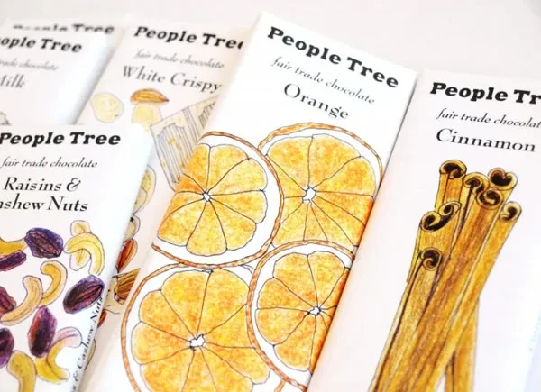 案例优选:果味漫插PEOPLE TREE巧克力包装设计|包装设计·设计精选