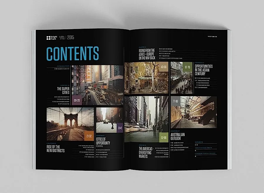 作品欣赏：Global Cities Report画册设计欣赏｜画册设计·设计精选