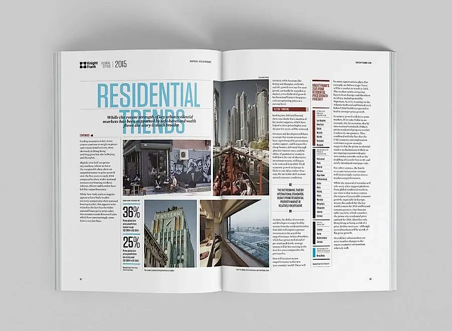 作品欣赏：Global Cities Report画册设计欣赏｜画册设计·设计精选