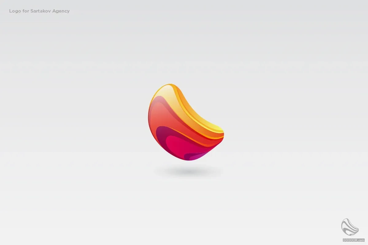 案例优选：50个新鲜彩色3D立体LOGO设计-Maria Grønlund｜LOGO设计·设计精选