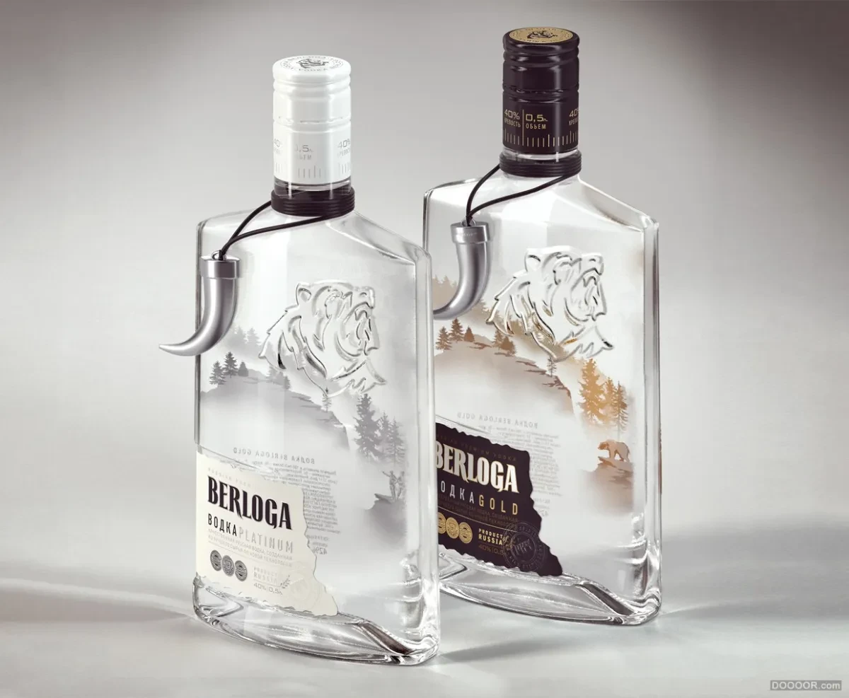 作品欣赏：莫斯科STUDIOIN packaging ideas烈性白酒包装设计作品 B｜包装设计·设计精选