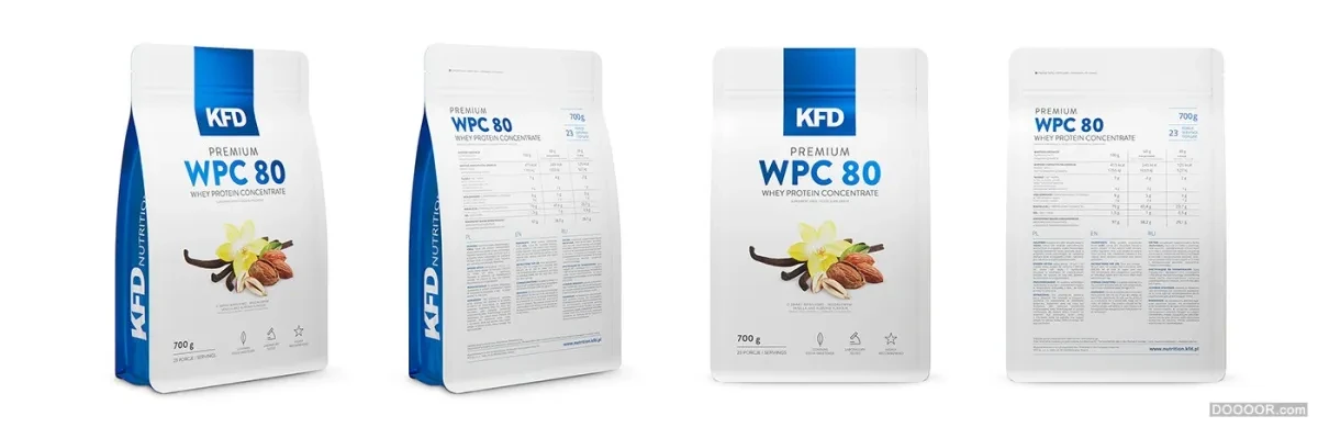 作品欣赏：KFD波兰营养补充剂品牌包装设计维生素蛋白质膳食果冻｜包装设计·设计精选