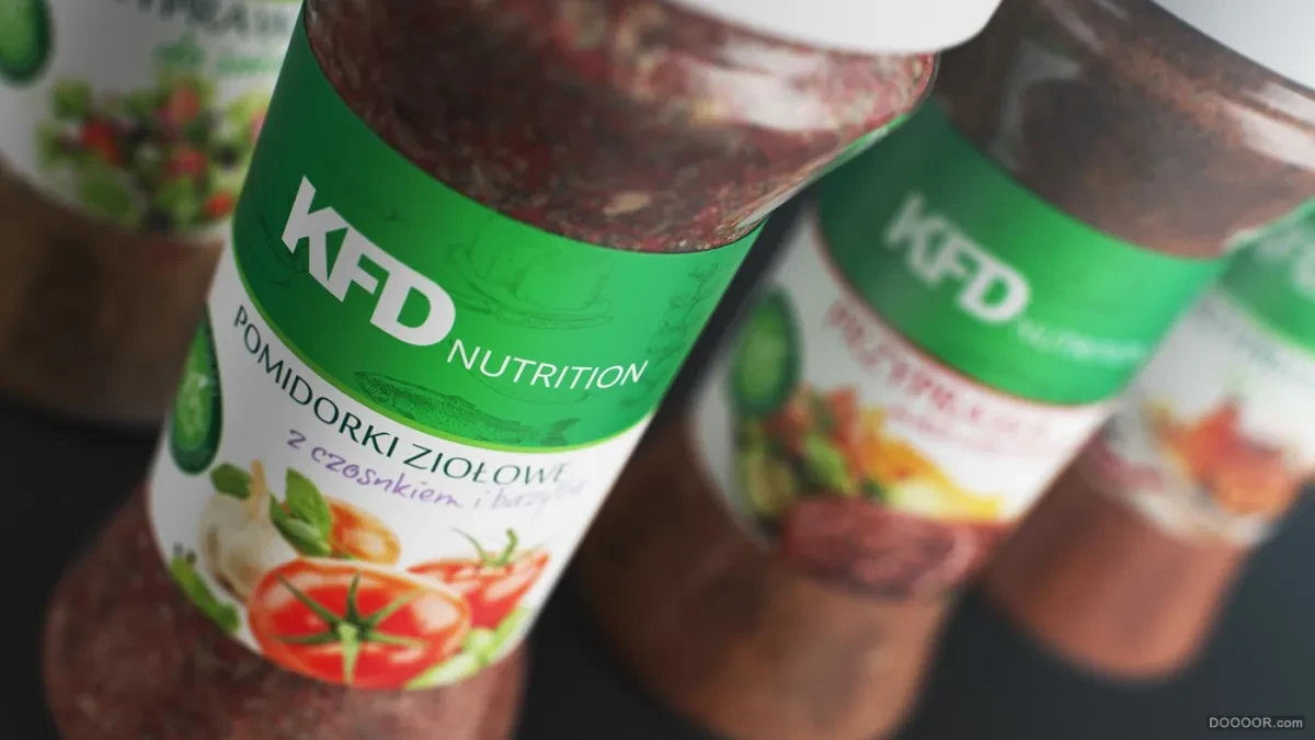 作品欣赏：KFD波兰营养补充剂品牌包装设计维生素蛋白质膳食果冻｜包装设计·设计精选
