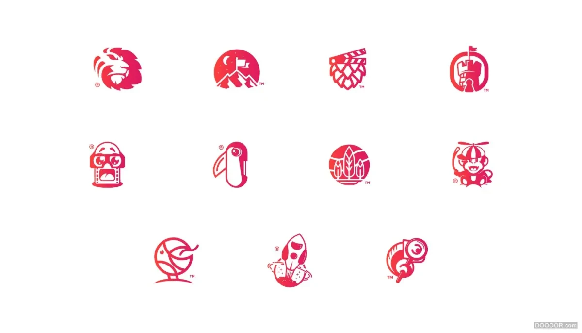 案例优选：Kudos Design` Logo Design｜设计作品精选