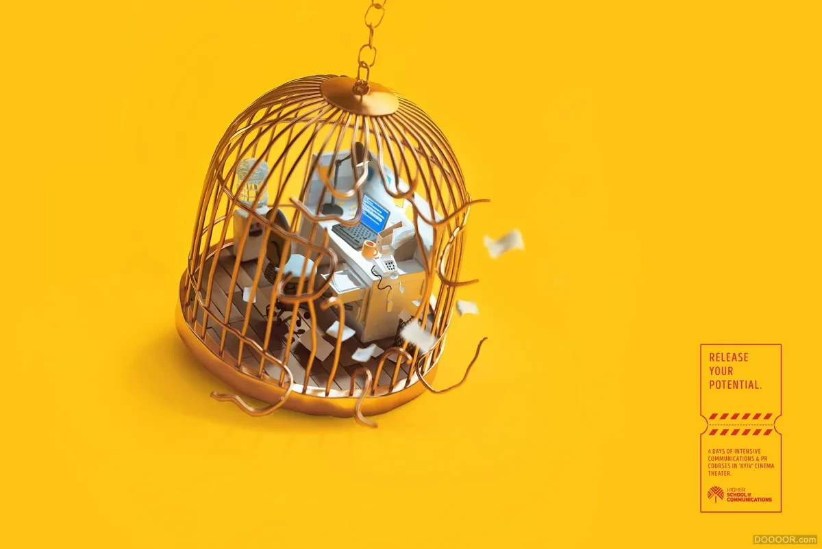 作品欣赏：国际市场营销和公关课程创意海报设计｜海报设计·设计精选