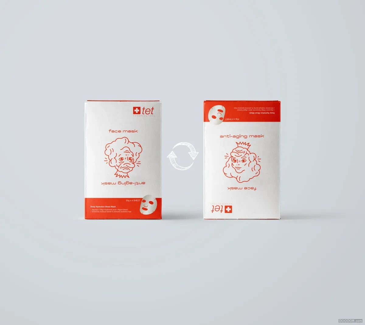 作品欣赏：FACE MASK创意面膜包装设计｜包装设计·设计精选
