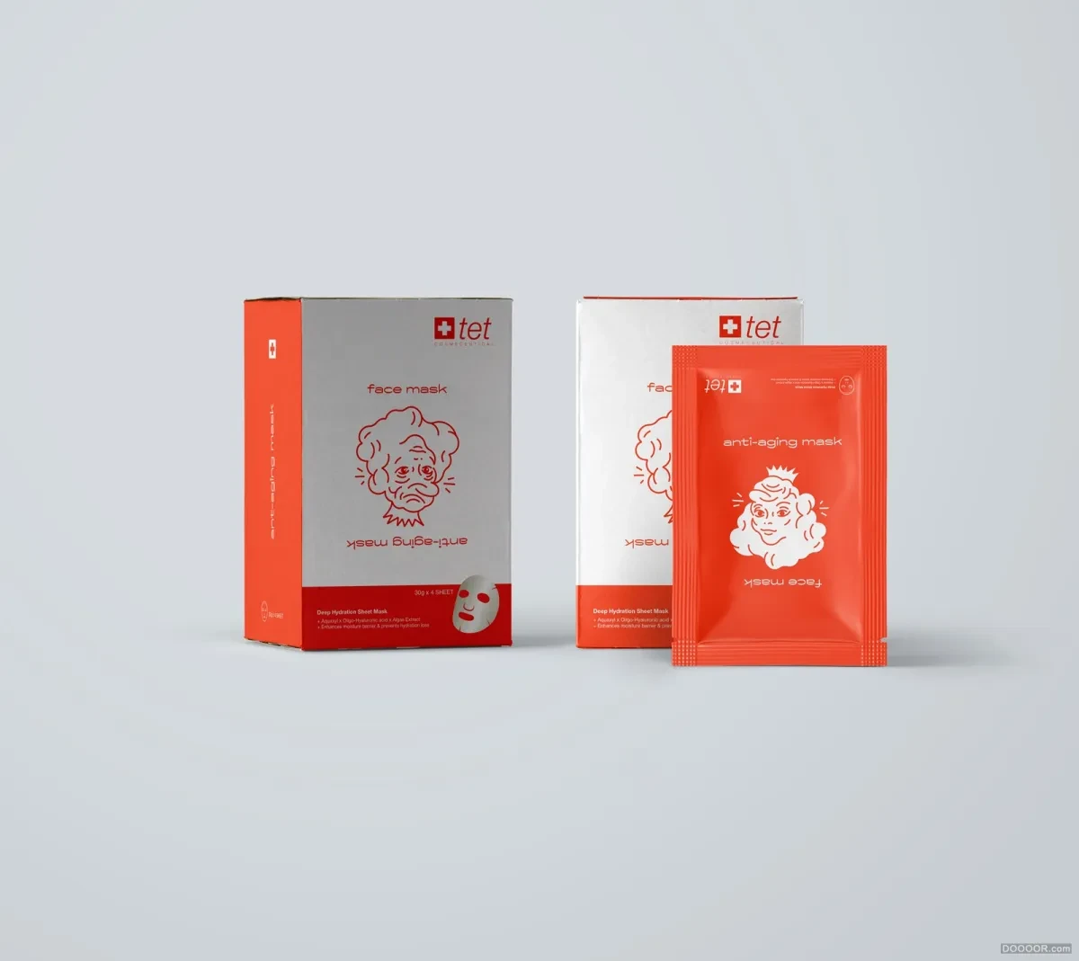 作品欣赏：FACE MASK创意面膜包装设计｜包装设计·设计精选