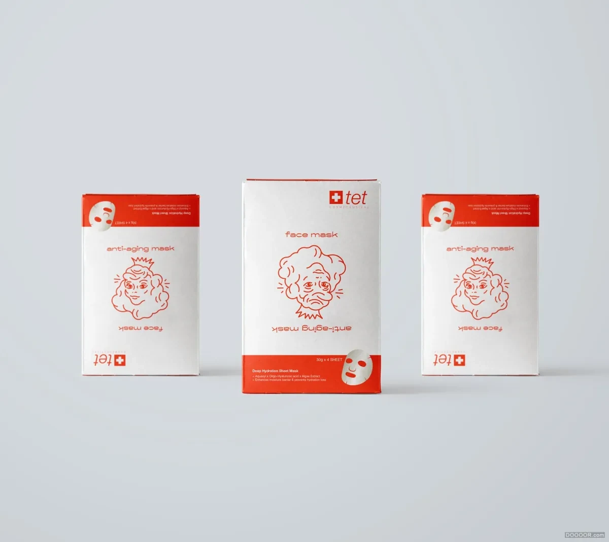 作品欣赏：FACE MASK创意面膜包装设计｜包装设计·设计精选