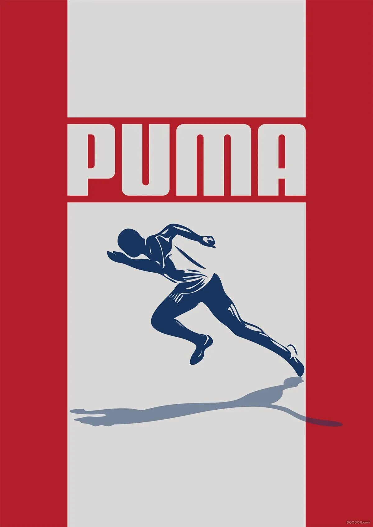 案例优选：PUMA-70年轨迹海报设计｜海报设计·设计精选