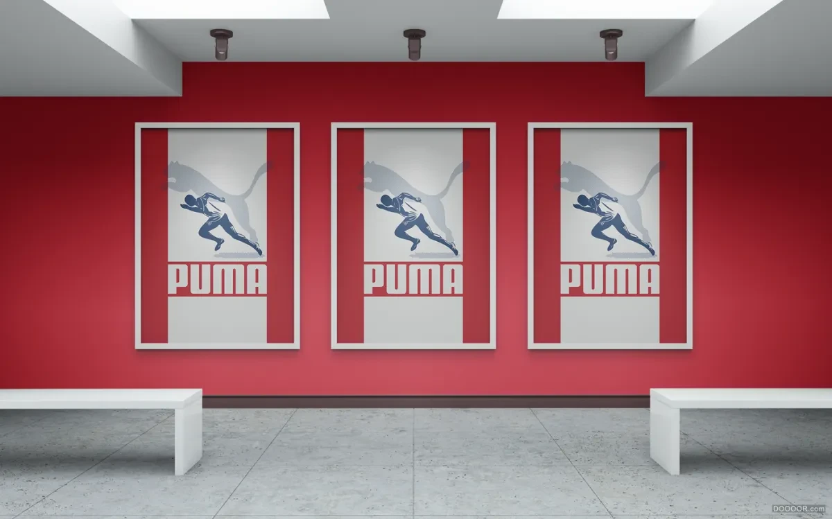 案例优选：PUMA-70年轨迹海报设计｜海报设计·设计精选