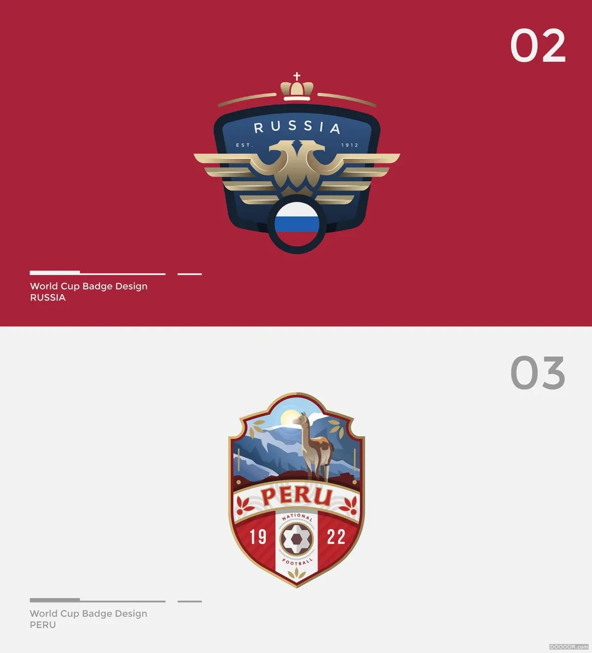案例优选：FIFA世界杯徽章设计｜设计作品精选