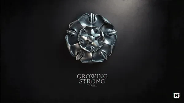 作品欣赏：GAME OF THRONES游戏动物金属徽章刻画渲染28P