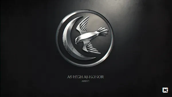 作品欣赏：GAME OF THRONES游戏动物金属徽章刻画渲染28P
