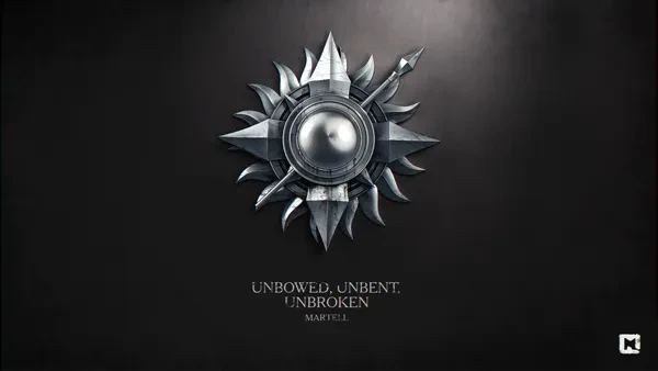 作品欣赏：GAME OF THRONES游戏动物金属徽章刻画渲染28P