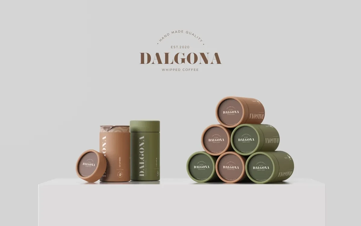 案例优选：Dalgona饮料包装设计品牌设计｜品牌设计·包装设计精选