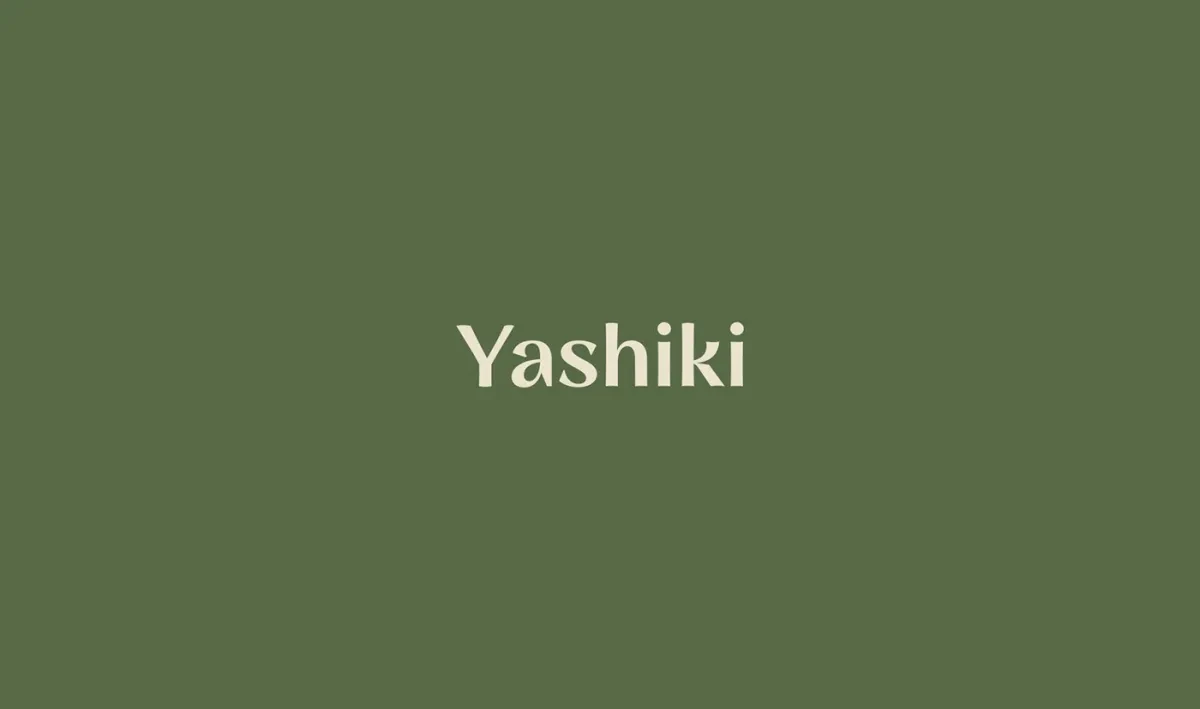 作品欣赏：Yashiki品牌识别系统