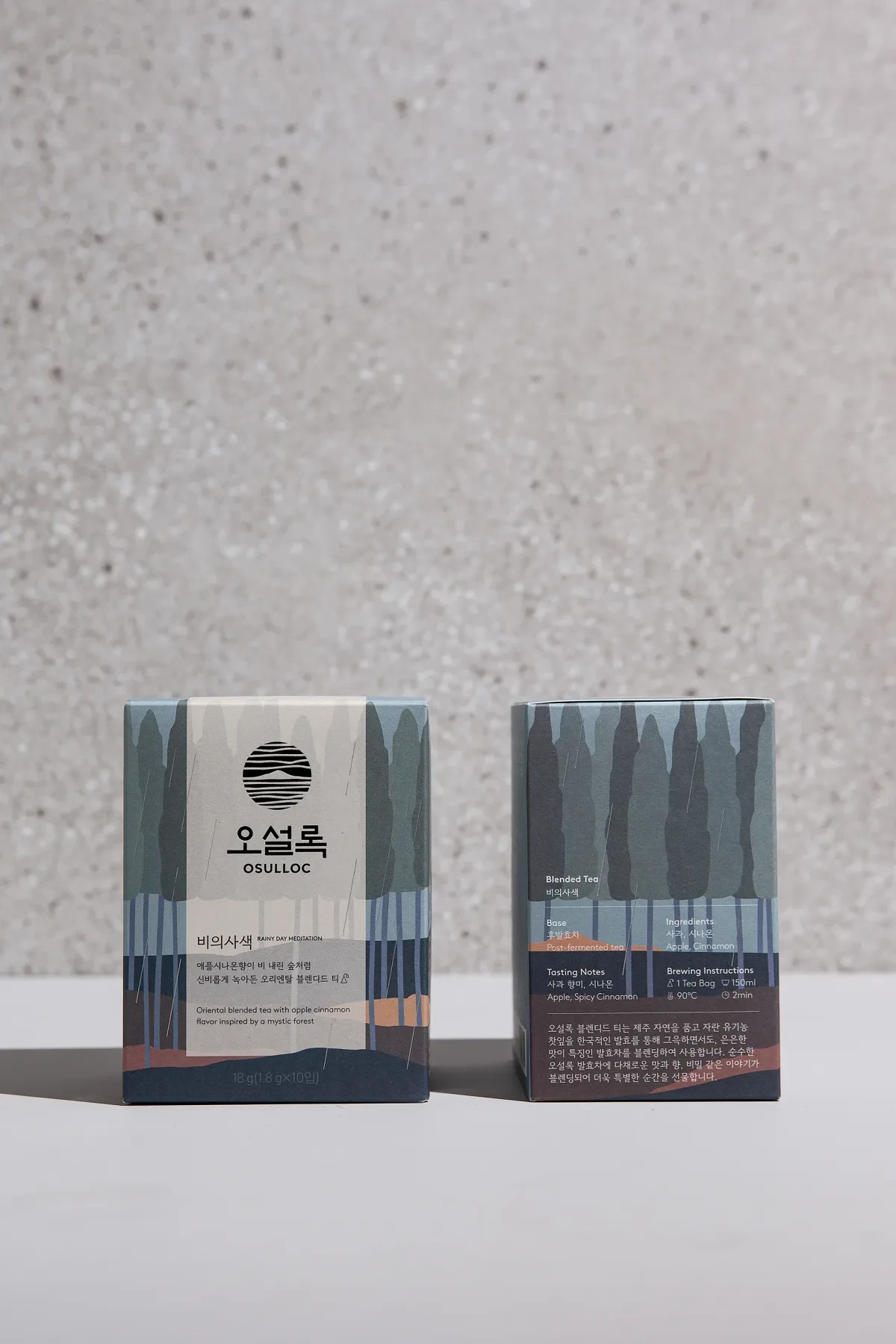 作品欣赏：Osulloc混合茶袋外包装设计｜包装设计·设计精选