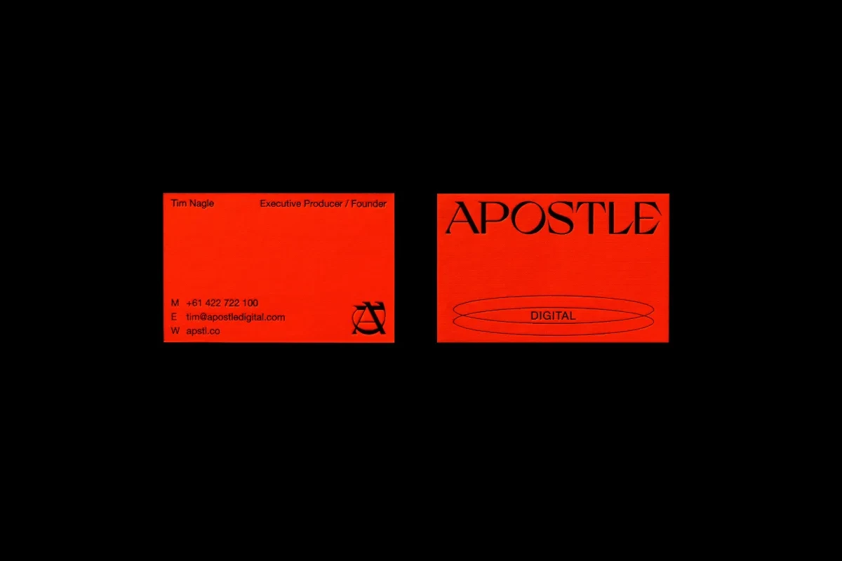案例优选：Apostle Digital红色系品牌设计｜品牌设计·设计精选