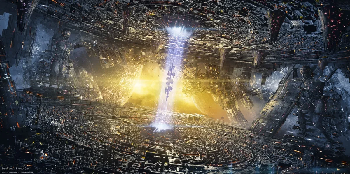 作品欣赏：超现实科幻元年三维场景CGI建模渲染设计