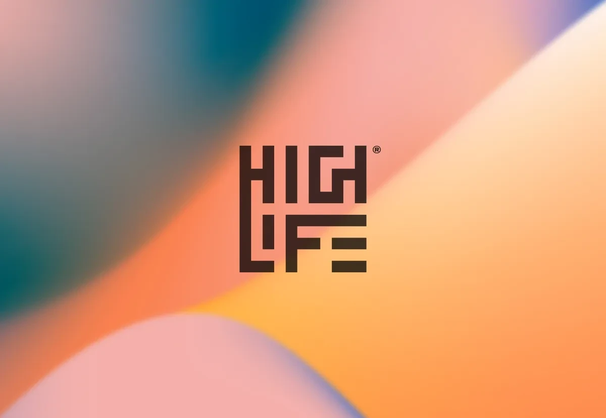 作品欣赏：Highlife阿根廷品牌色彩渐变标识品牌视觉设计