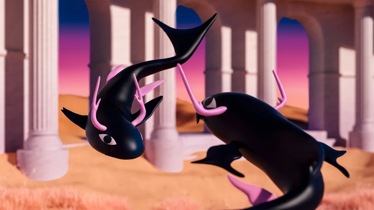 作品欣赏：塔罗牌天文星座动物C4D渲染视觉设计