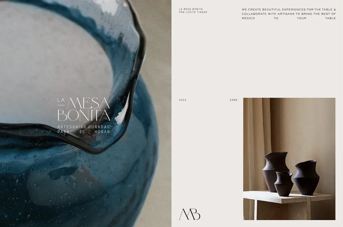作品欣赏：墨西哥工匠制作手工家居用品品牌标志视觉应用设计