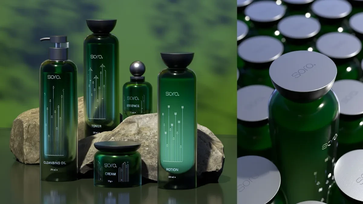 案例优选：纯净自然绿色护肤品牌外包装视觉设计｜包装设计·品牌设计精选