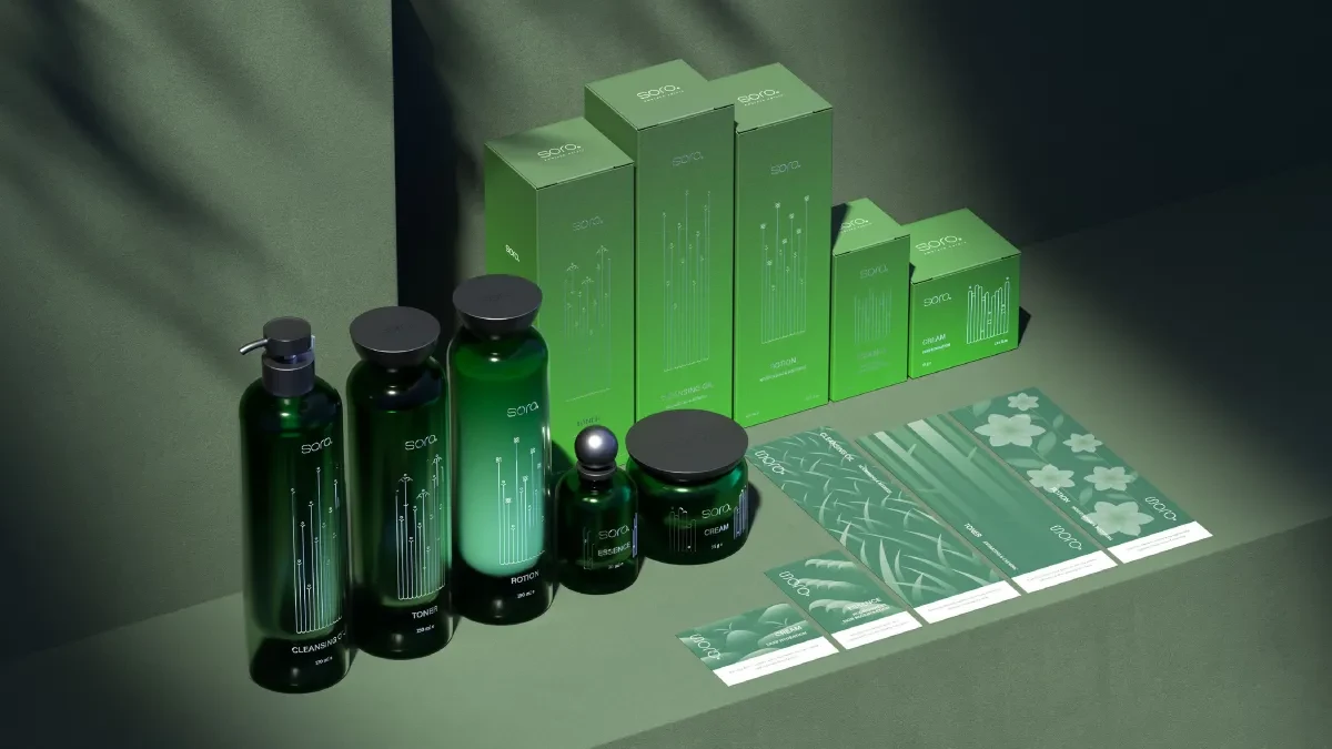 案例优选：纯净自然绿色护肤品牌外包装视觉设计｜包装设计·品牌设计精选