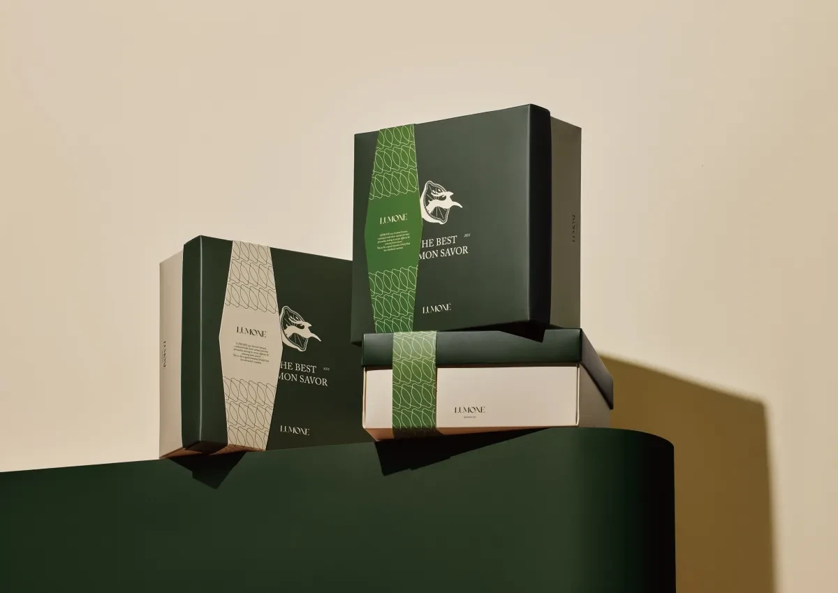 案例优选：高奢绿色系美食甜点品牌视觉识别标志设计外包装设计｜标志设计·视觉识别精选