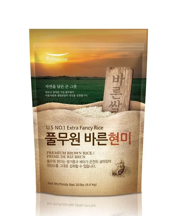 作品欣赏：韩国绿色生态大米包装设计｜包装设计·设计精选
