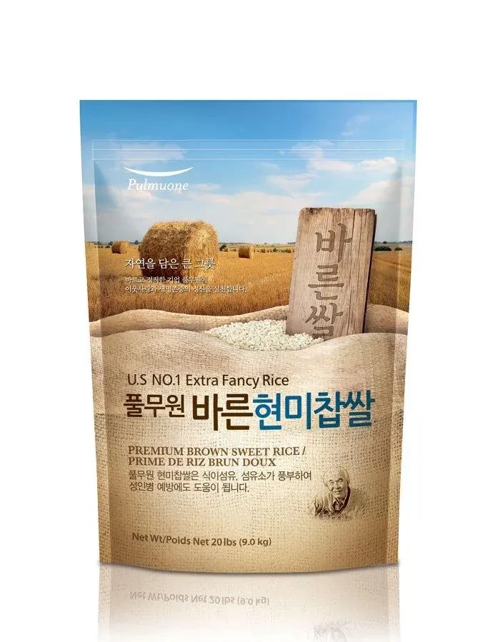 作品欣赏：韩国绿色生态大米包装设计｜包装设计·设计精选