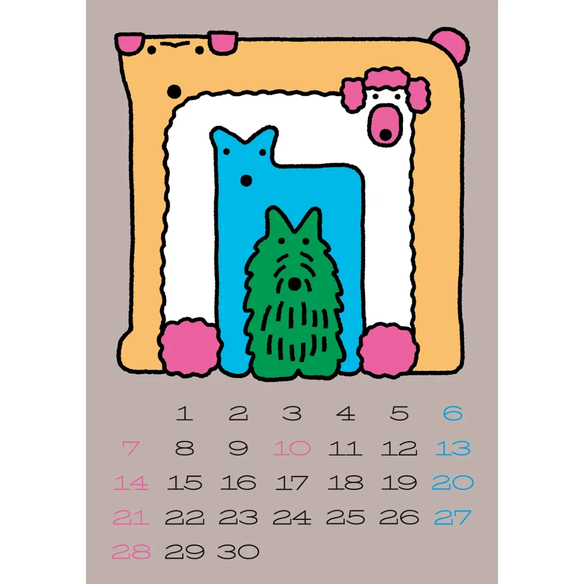 案例优选:插画日历|设计案例精选