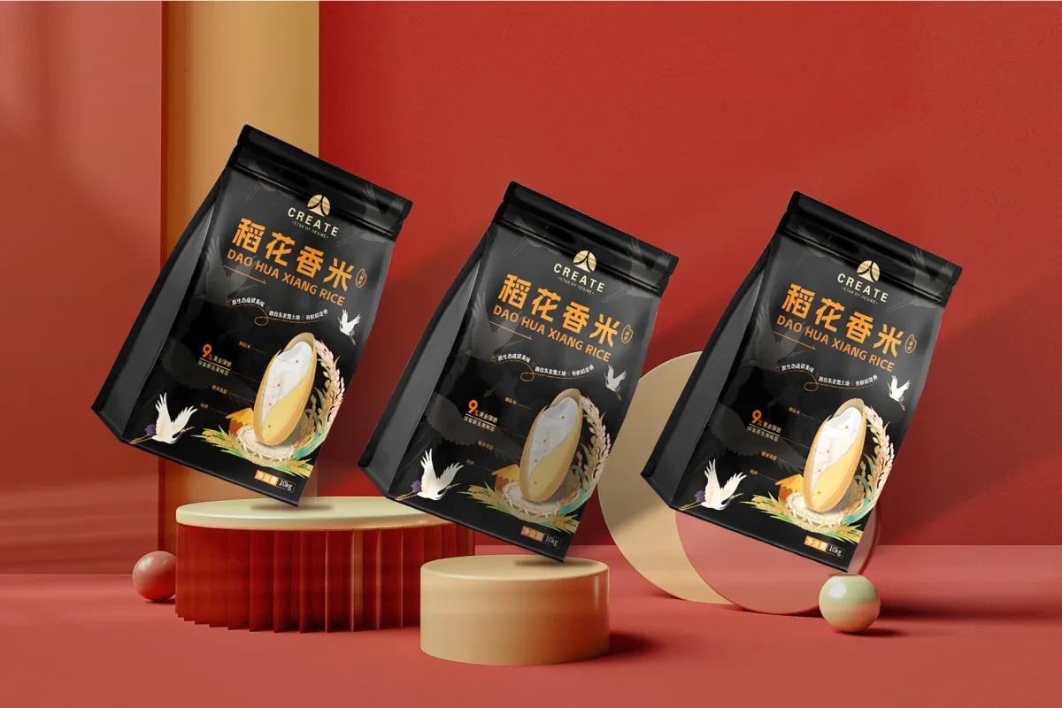 案例优选:大米包装设计、包装设计、食品包装设计、插画包装设计|LOGO设计·品牌设计案例精选