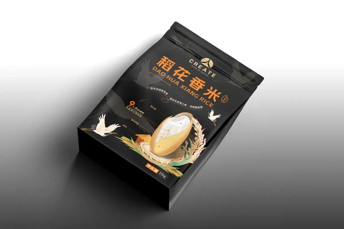 案例优选:大米包装设计、包装设计、食品包装设计、插画包装设计|LOGO设计·品牌设计案例精选