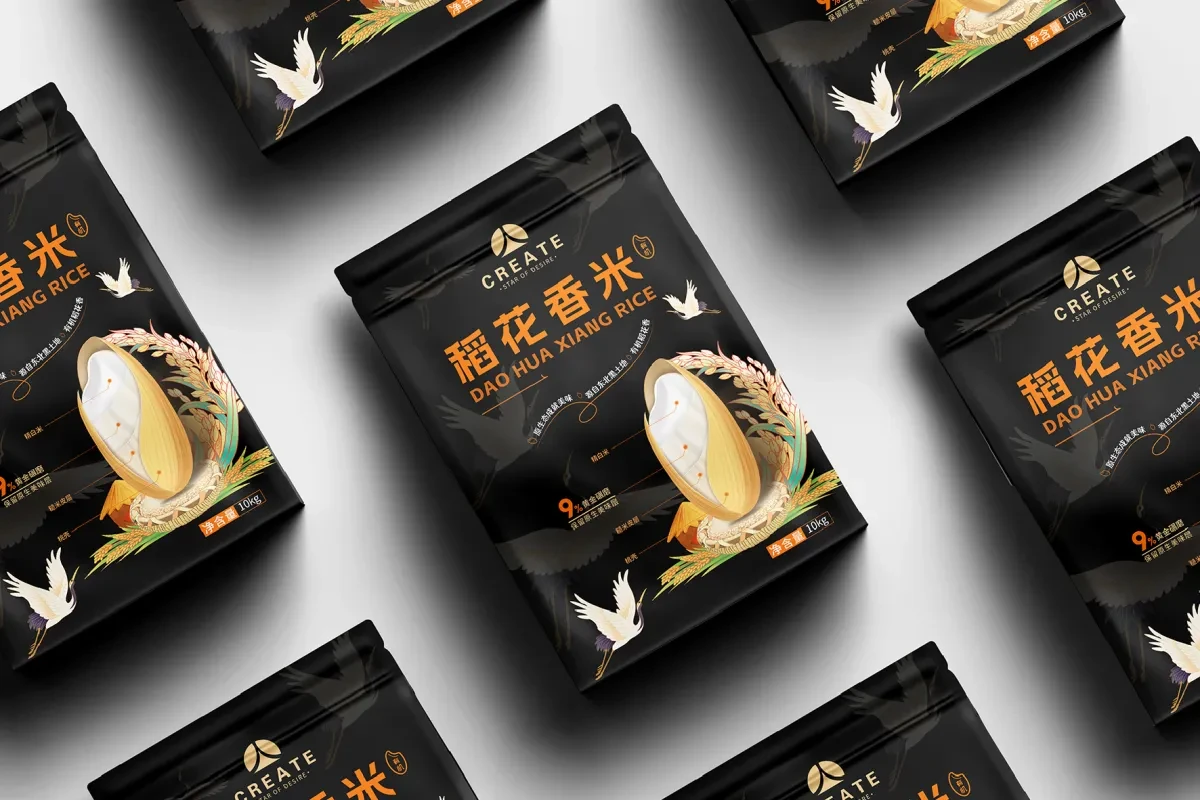 案例优选:大米包装设计、包装设计、食品包装设计、插画包装设计|LOGO设计·品牌设计案例精选